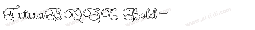 FuturaBQSC Bold字体转换